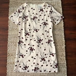 Ovi Beige Floral Print Dress